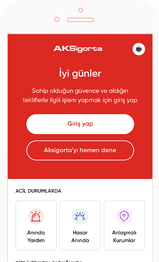 AKSİGORTA MOBİL UYGULAMASI